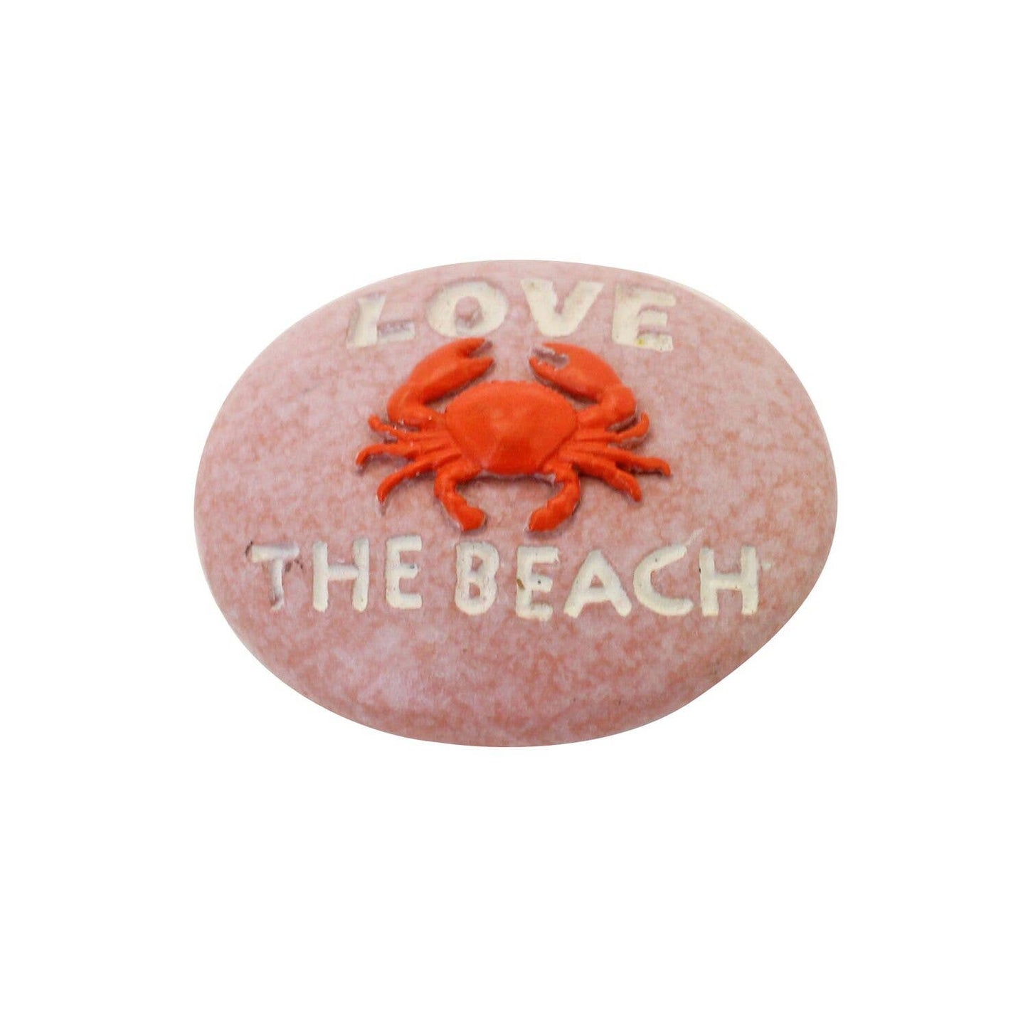 Pebble Love Beach Crab Magnet