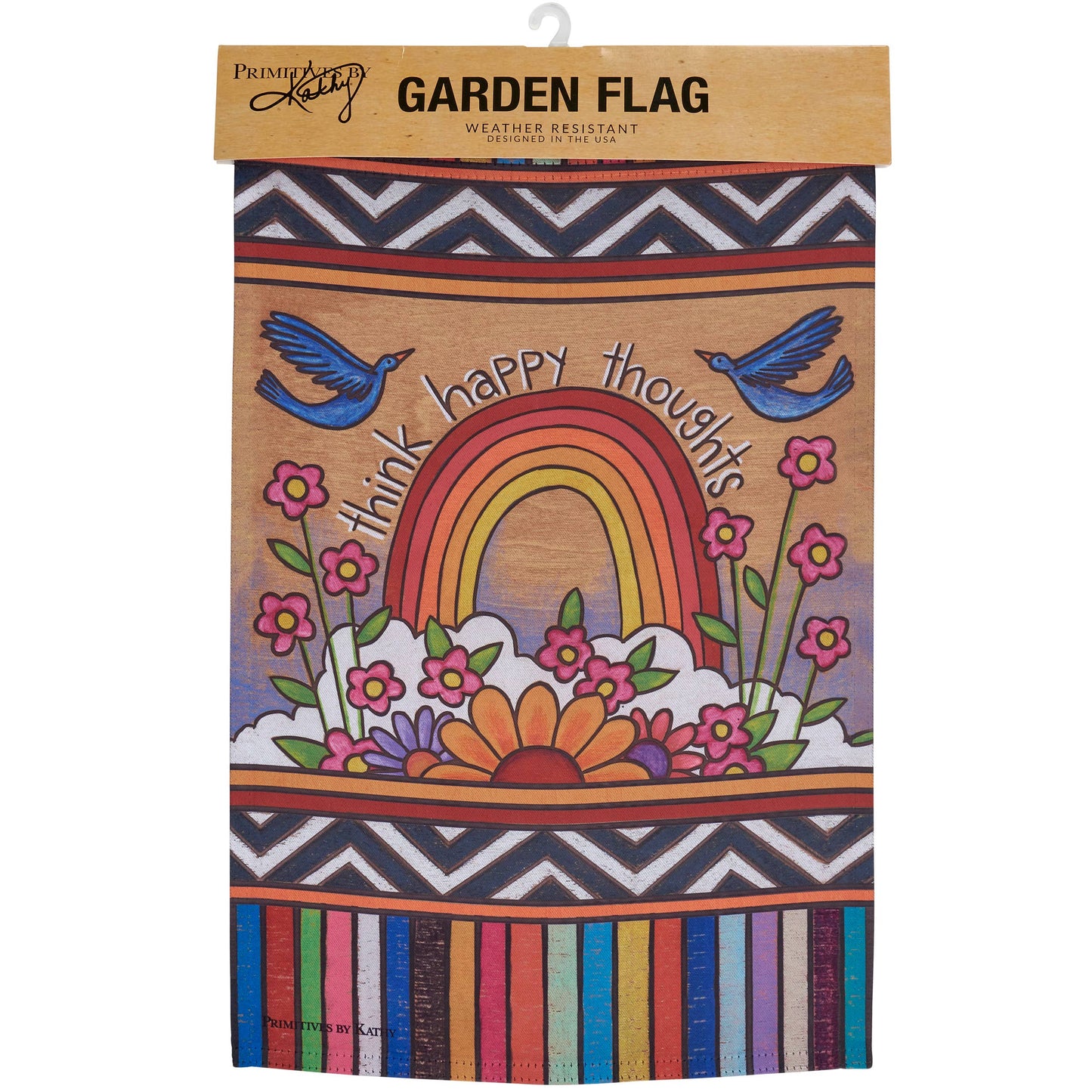 Happy Thoughts Garden Flag