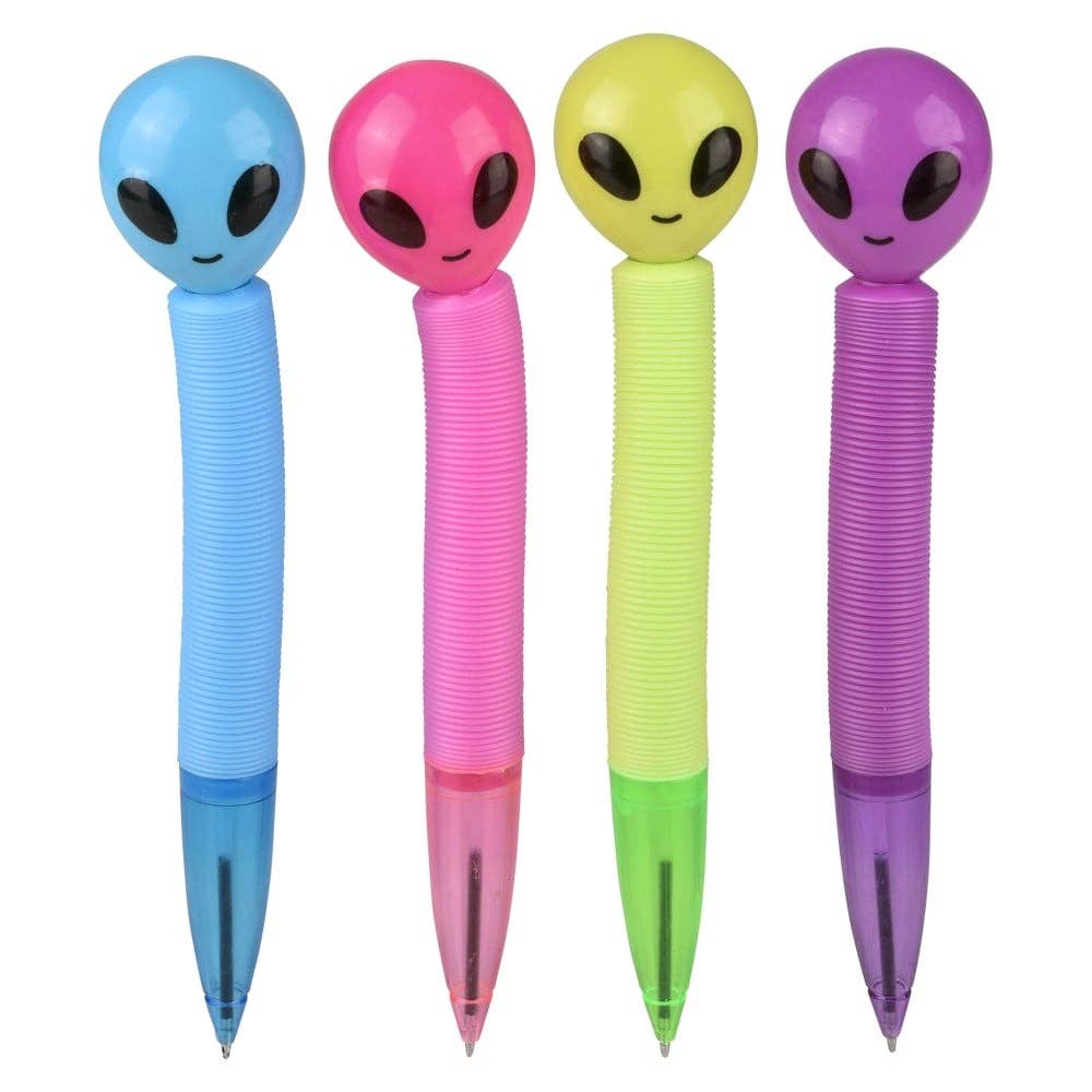 Light up Alien tube pen