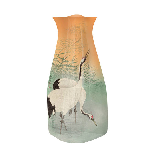 Modgy Expandable Vase - Ohara Koson Two Cranes