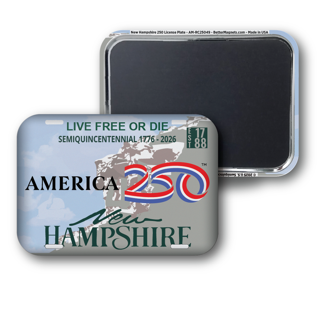 New Hampshire 250 License Plate