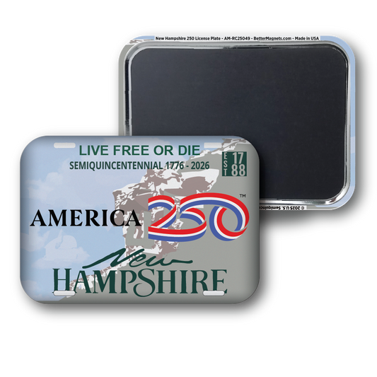 New Hampshire 250 License Plate