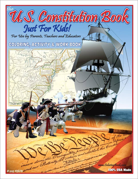 US Constitution Coloring Books 8.5"x11"