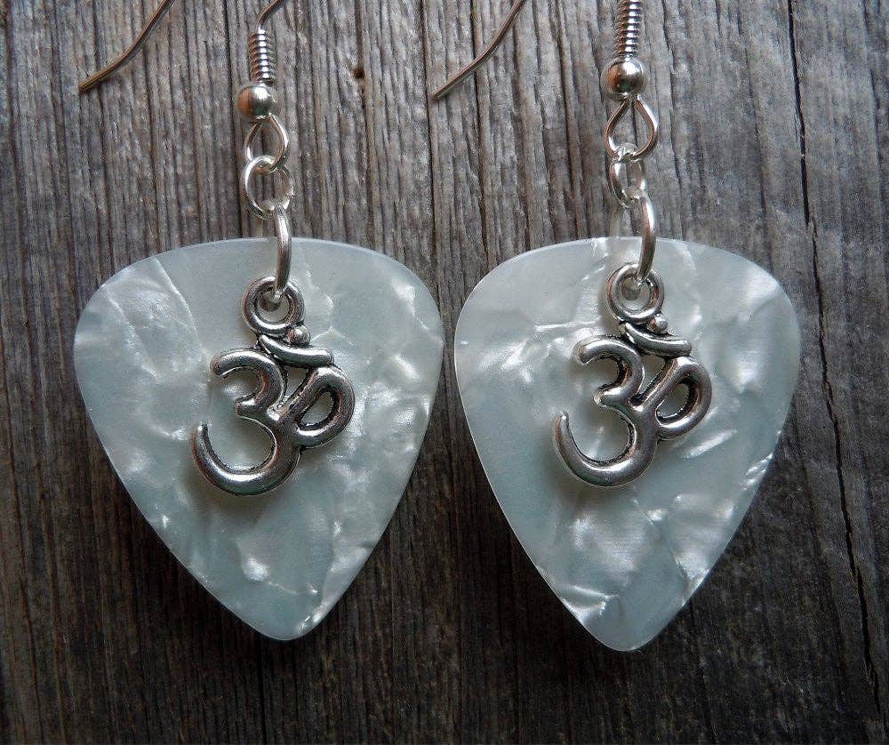 Ohm Charm Guitar Pick Earrings
