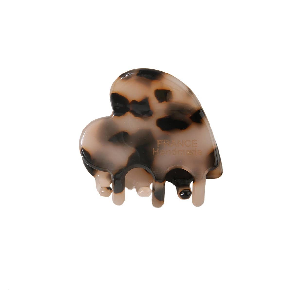 Heart love heart hair claw clip