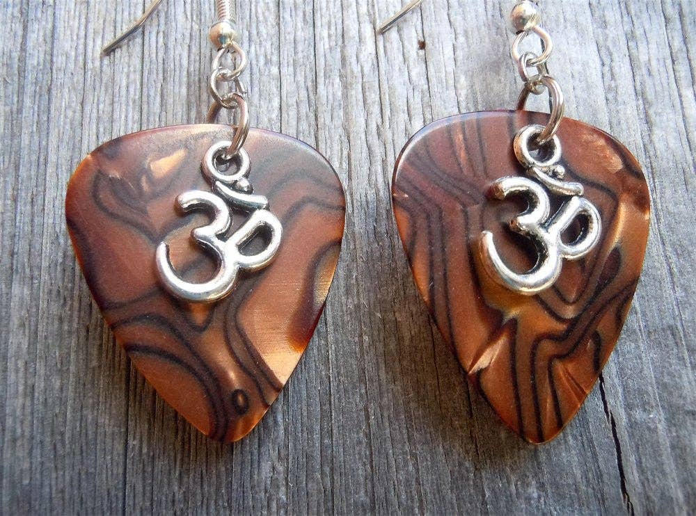 Ohm Charm Guitar Pick Earrings