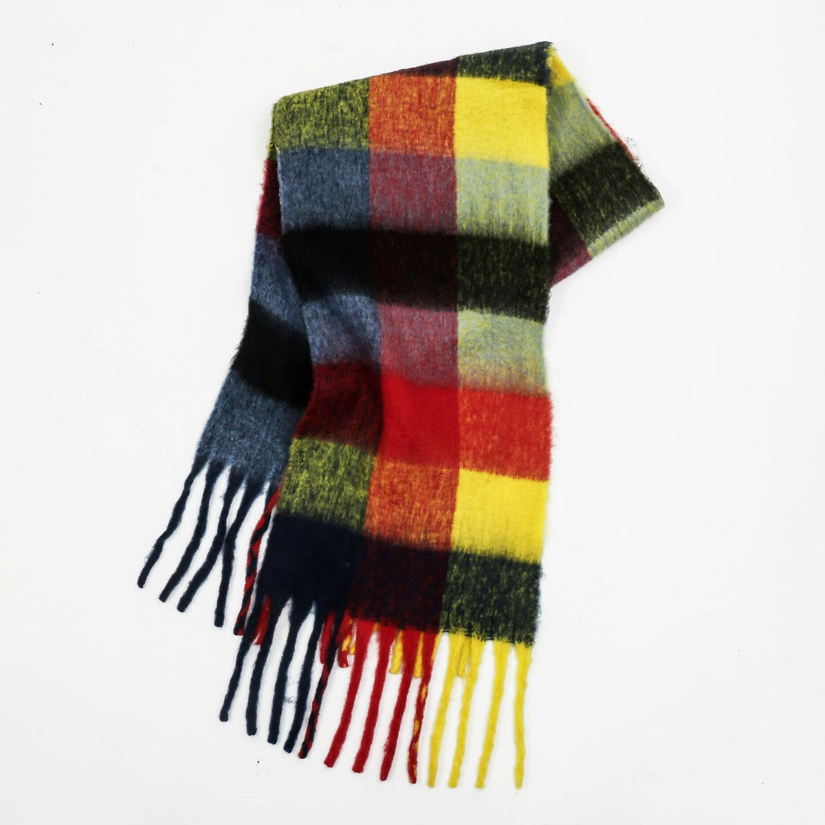 Colorful Plaid Scarf Shawl Scarf