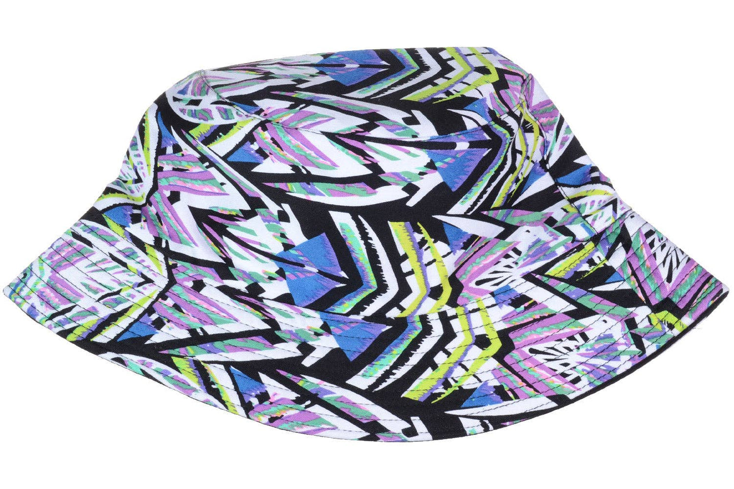 Blue abstract bucket hat