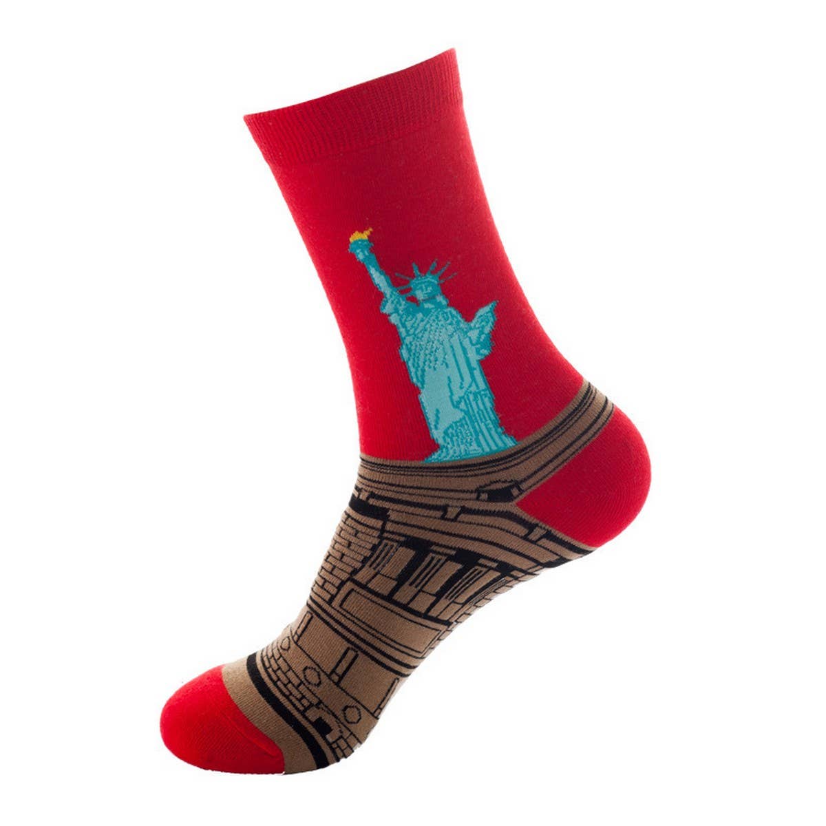Oil painting socks