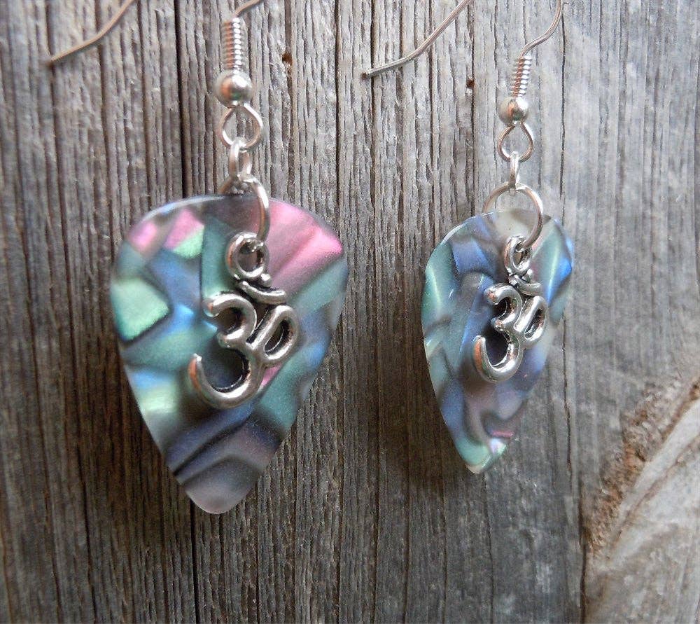 Ohm Charm Guitar Pick Earrings