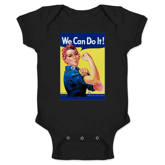 Rosie the Riveter We Can Do It Feminist Baby Onesie