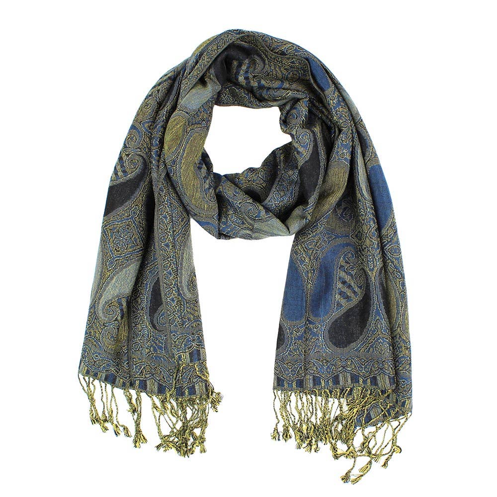 Large Paisley Pashmina Scarf Shawl
