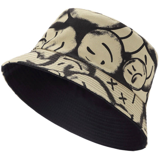 Happy face bucket hat