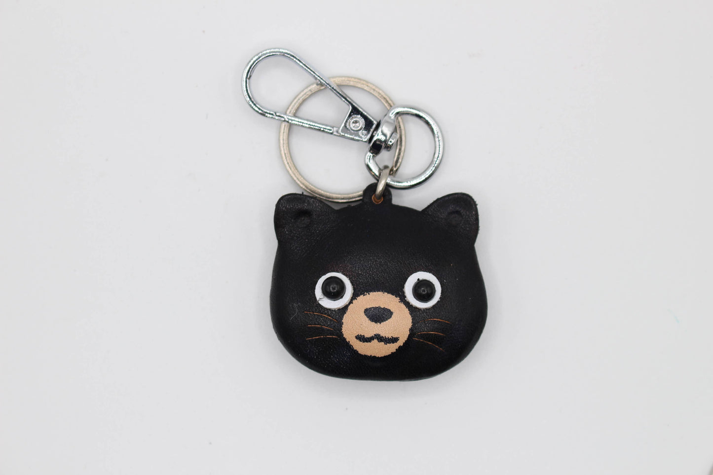 Assortment Leather Kitty Cat Key Chains
