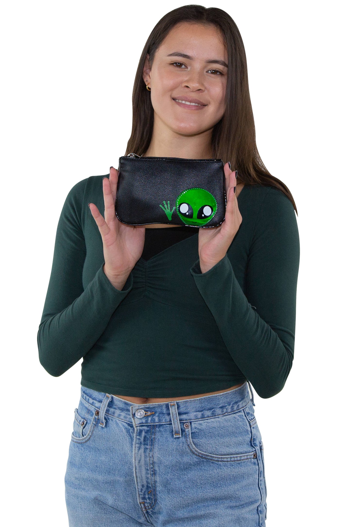 Friendly Alien Wristlet