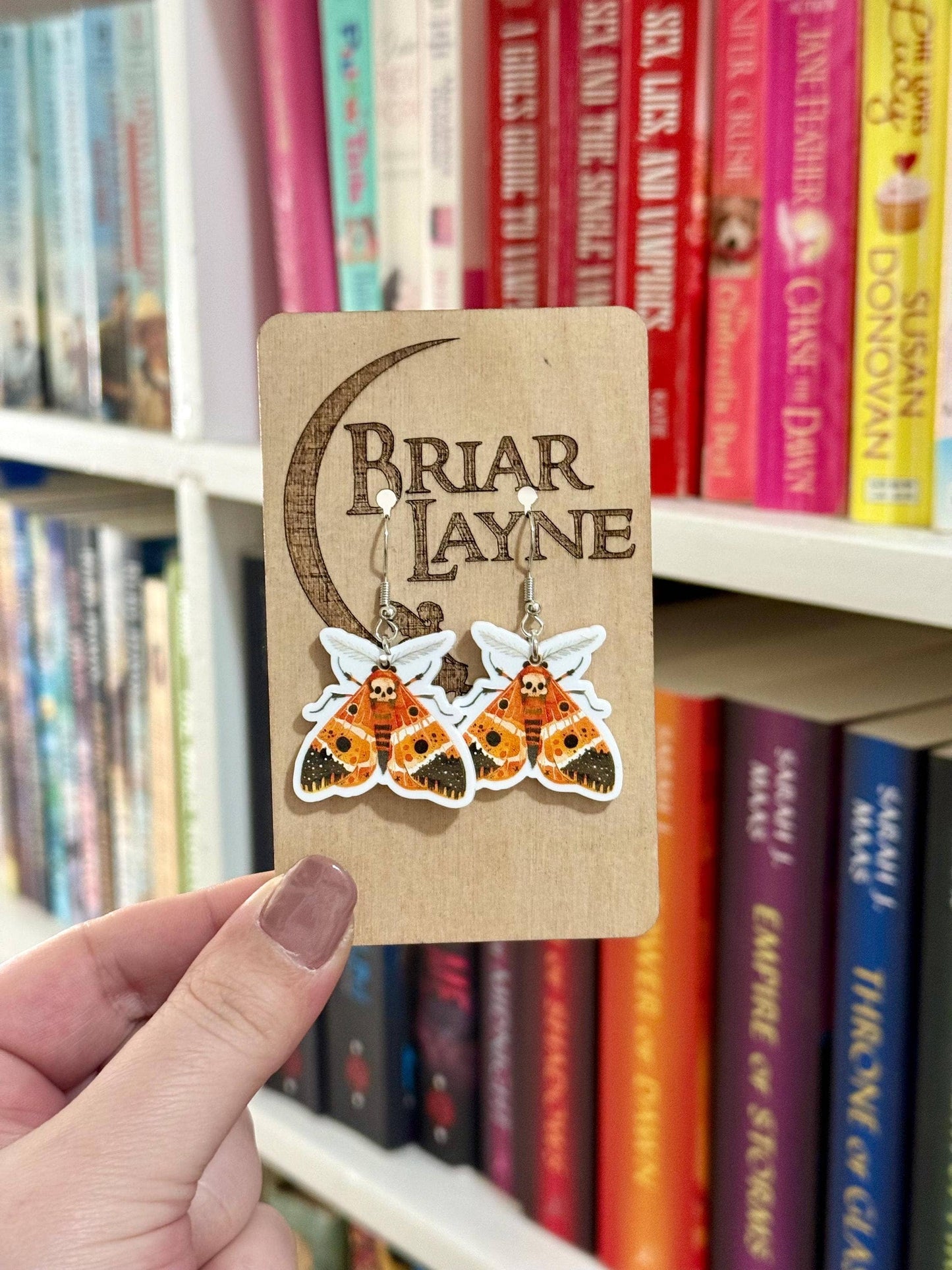 Moth Insect Earrings