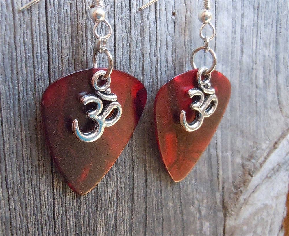 Ohm Charm Guitar Pick Earrings