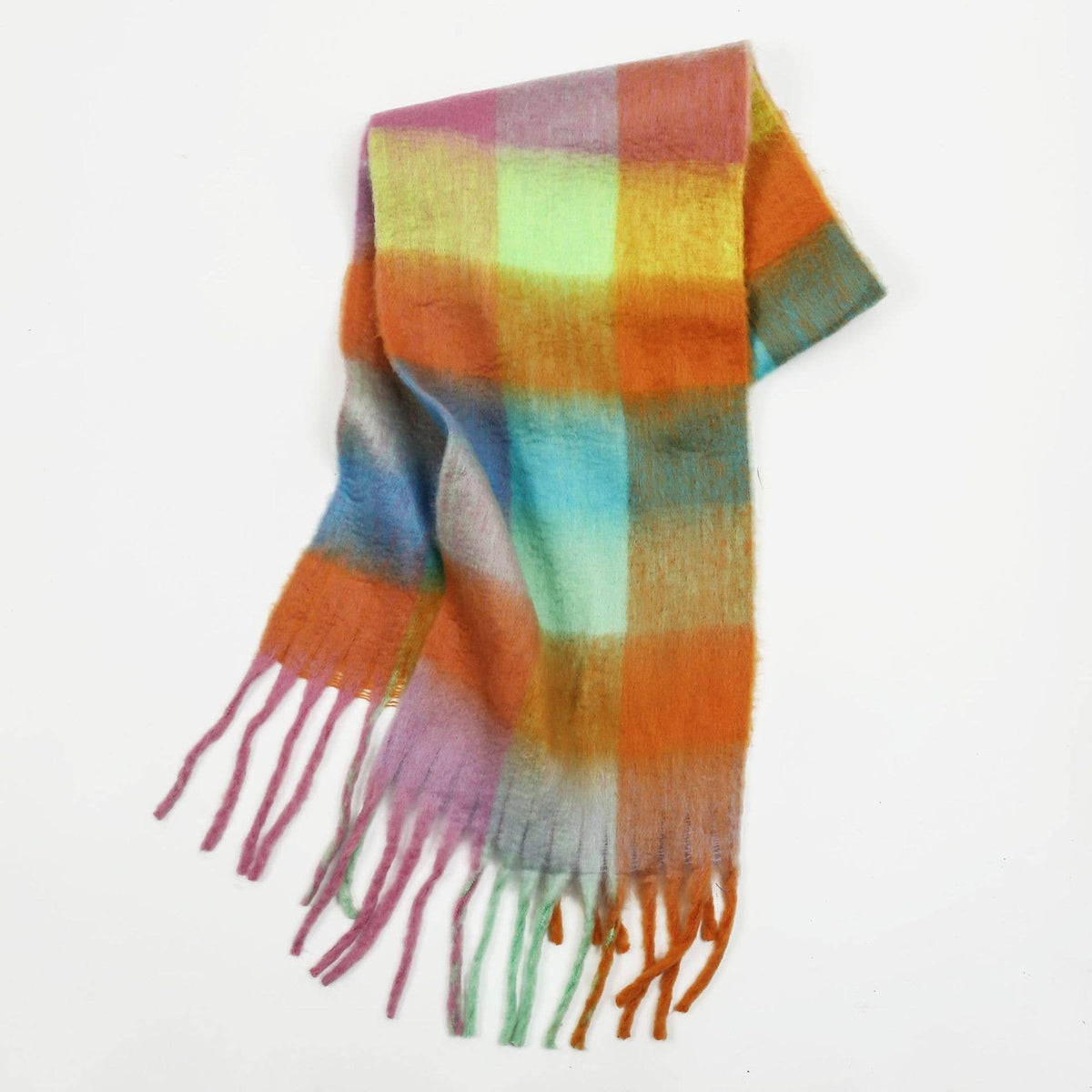 Colorful Plaid Scarf Shawl Scarf