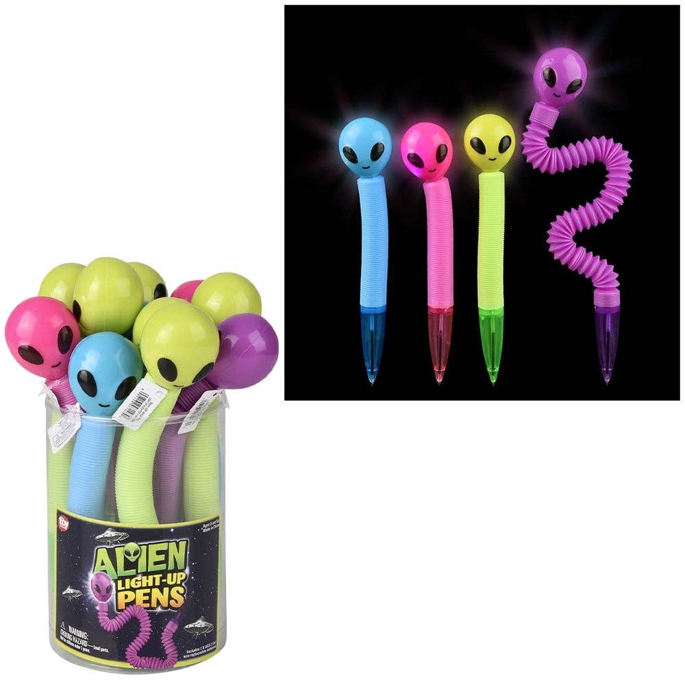 Light up Alien tube pen