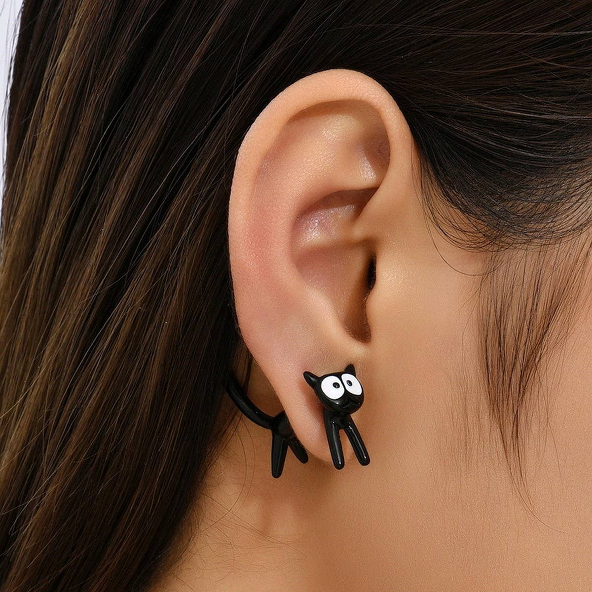 Kitten earrings
