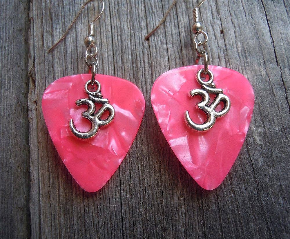 Ohm Charm Guitar Pick Earrings
