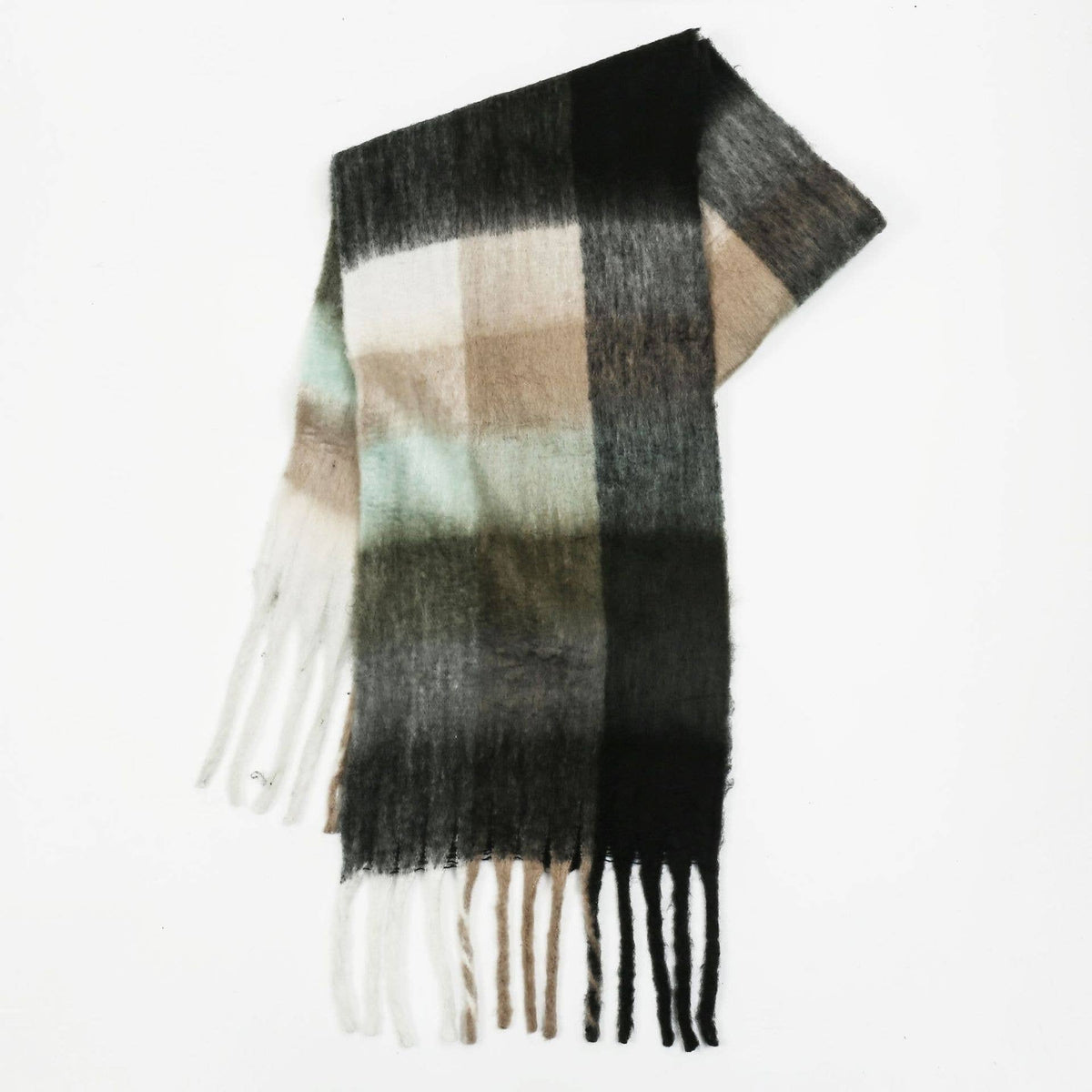 Colorful Plaid Scarf Shawl Scarf
