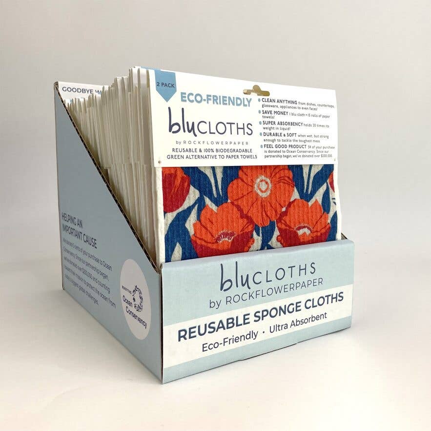 SEASIDE blu Cloths, set of 2