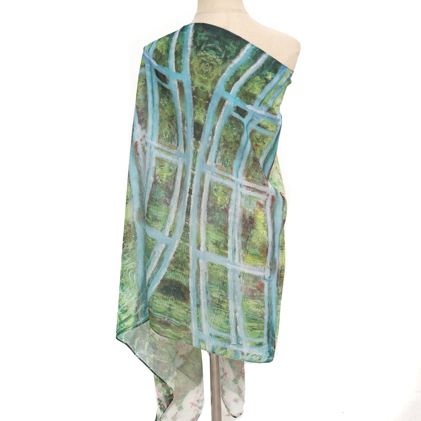 Claude Monet-Bridge over a Pond of Water Lilies Scarf