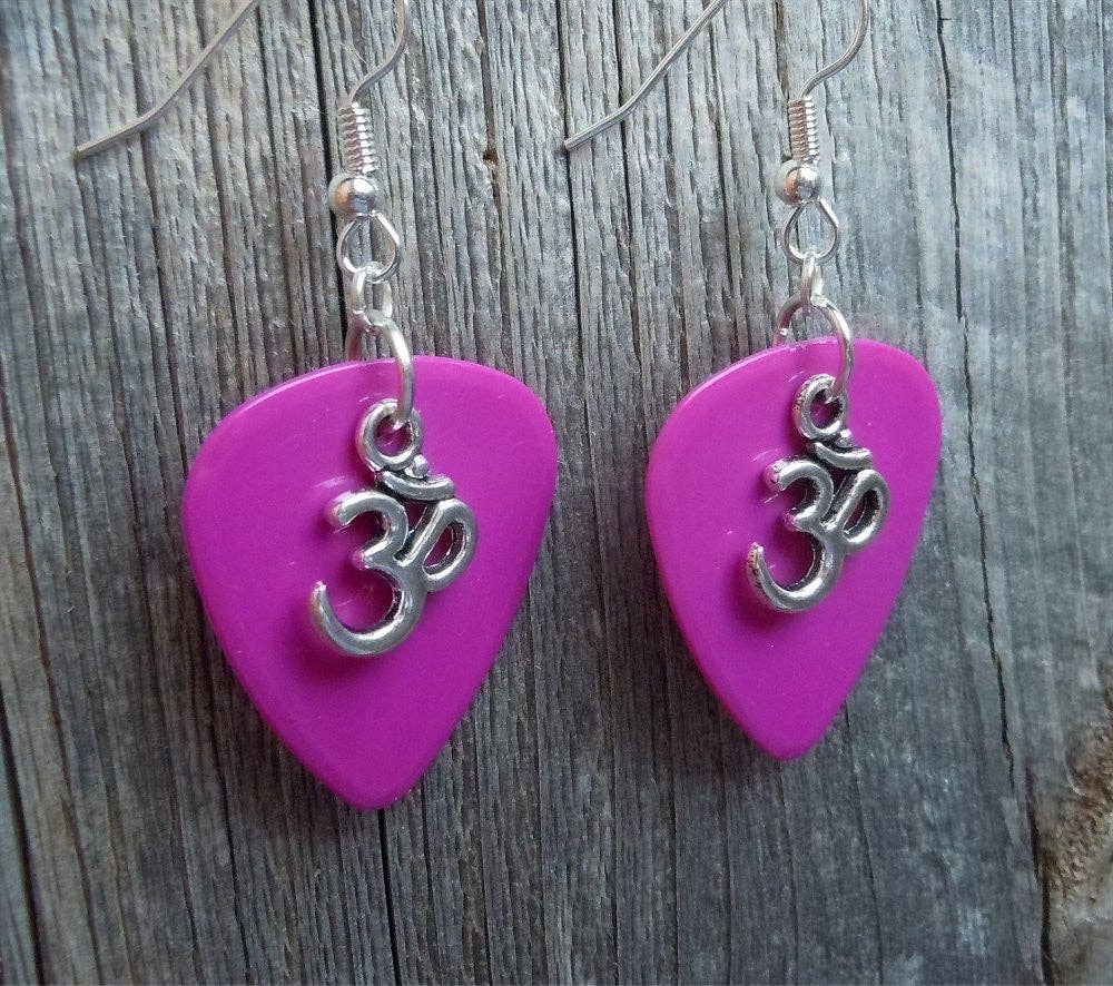 Ohm Charm Guitar Pick Earrings