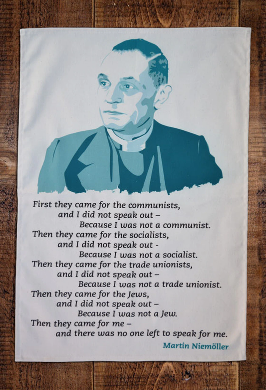 Martin Niemöller Tea Towel