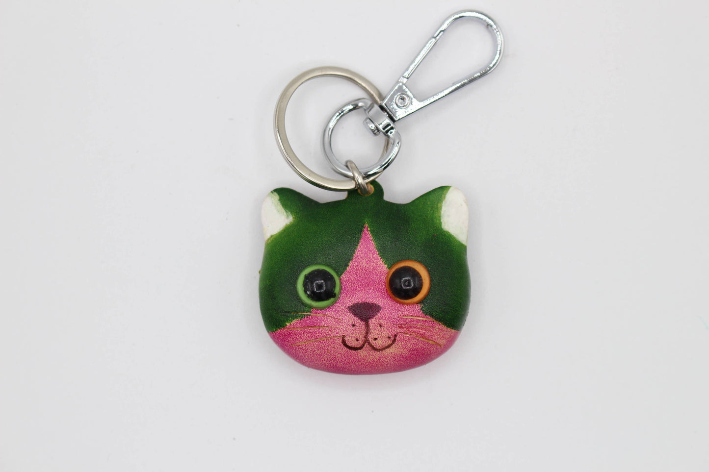 Assortment Leather Kitty Cat Key Chains