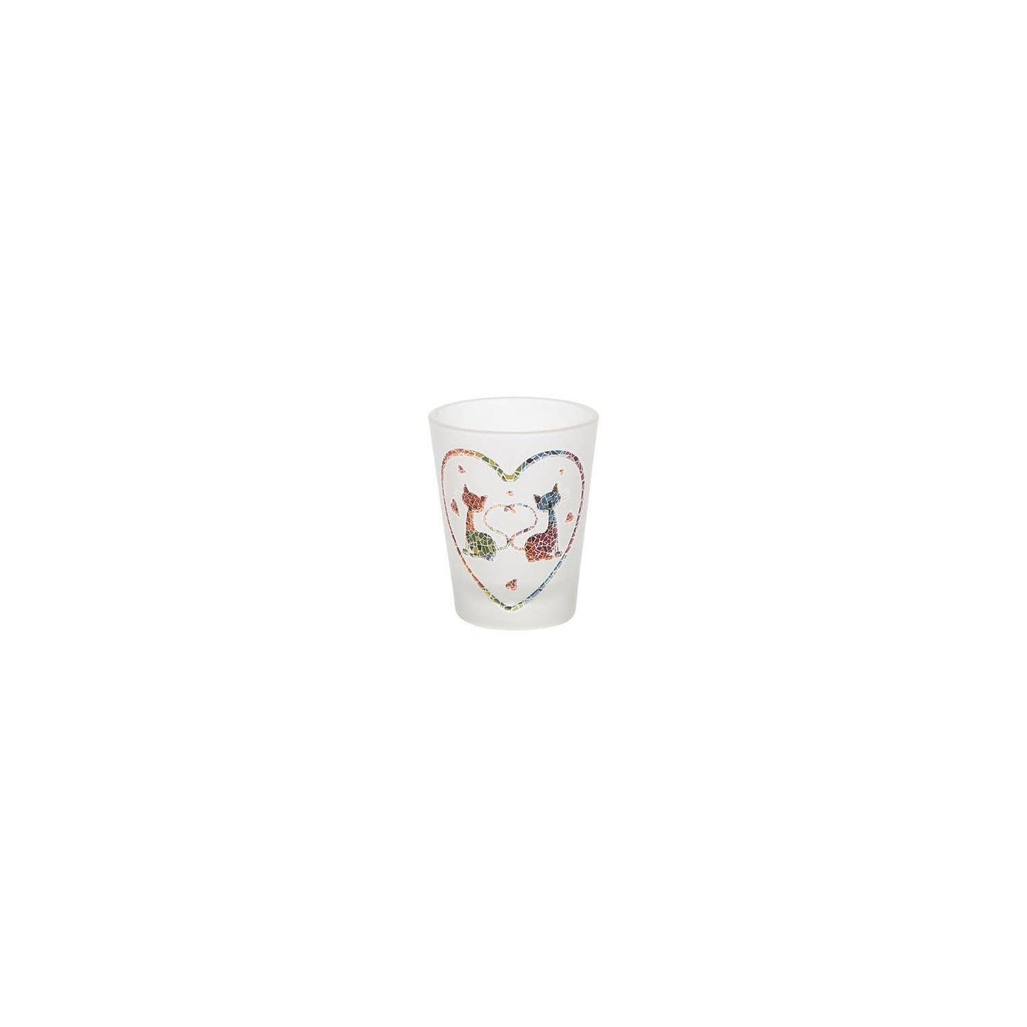 Loving Cat Shot Glass