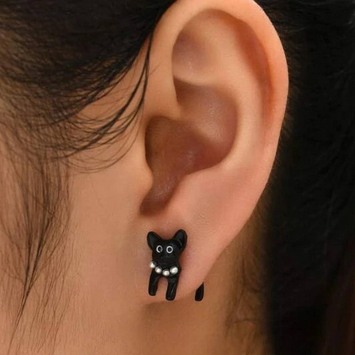 Kitten earrings
