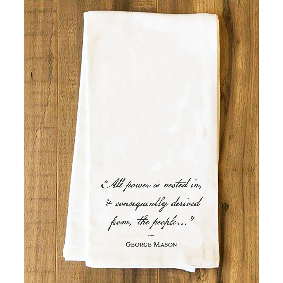 "All Power is Vested in" Tea Towel