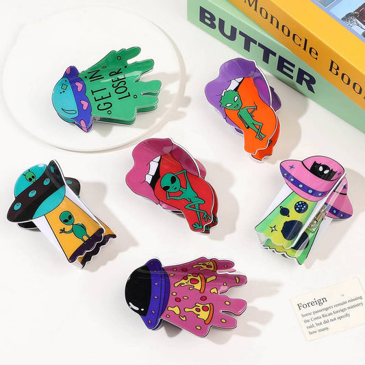 Alien Acrylic Hair Claw