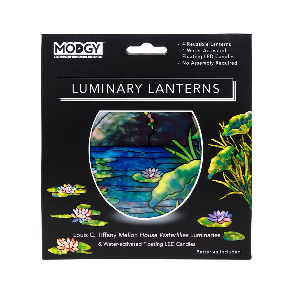 Luminary Lantern - Louis C. Tiffany Mellon House Waterlilies