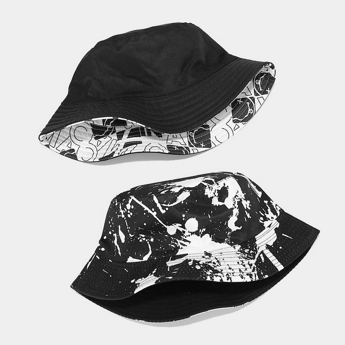 Graffiti reversable bucket hat