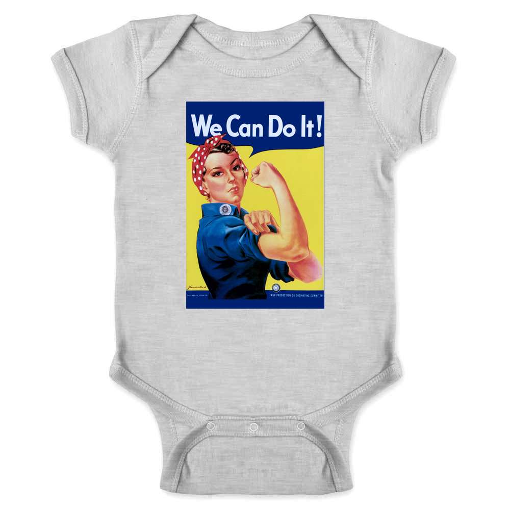 Rosie the Riveter We Can Do It Feminist Baby Onesie