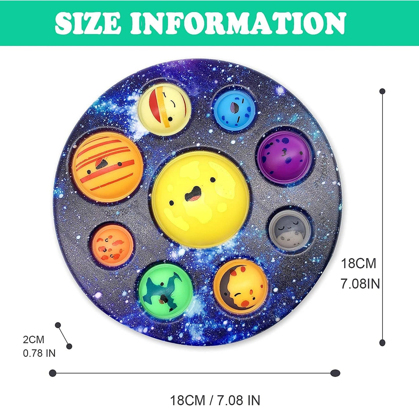 Easter Early Education Solar System Fidget Kids Toy