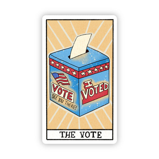"The Vote" Tarot Card Sticker