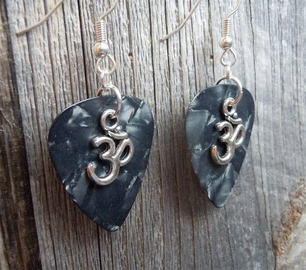 Ohm Charm Guitar Pick Earrings