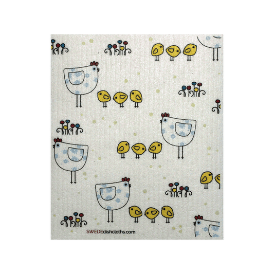 Swedish Dishcloth Chicken Family