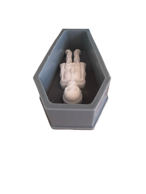 Coffin and White Skeleton Soap
