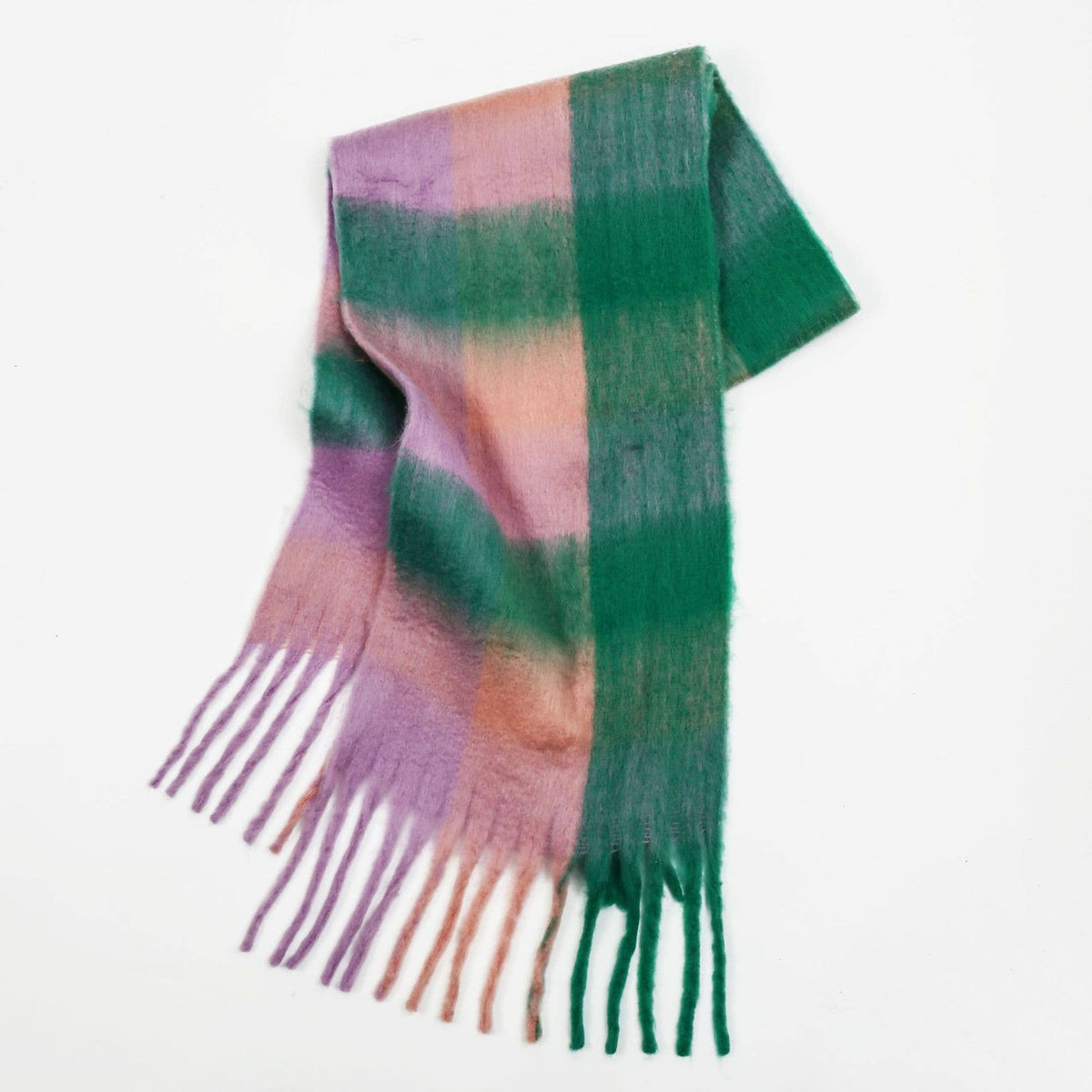 Colorful Plaid Scarf Shawl Scarf