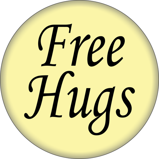 Pin-on Button "Free Hugs"