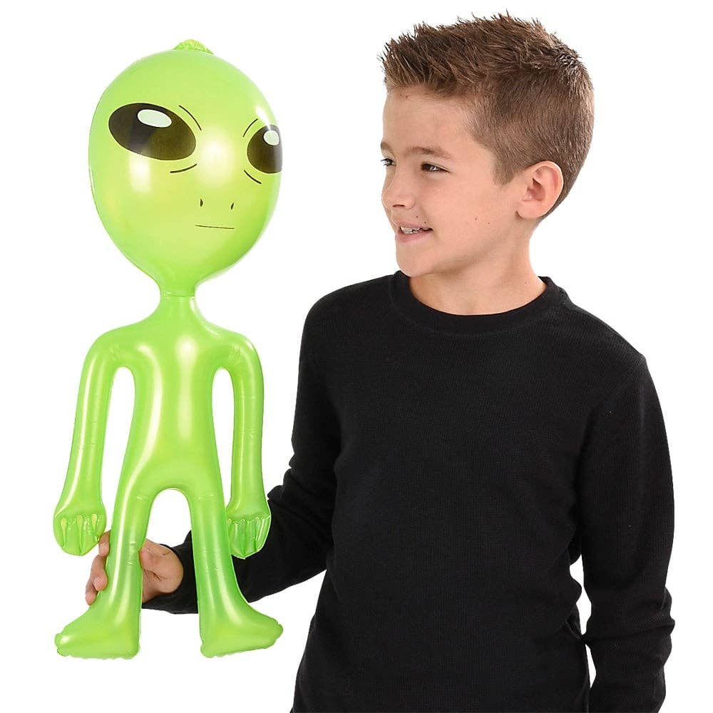 Inflatable alien 24" tall
