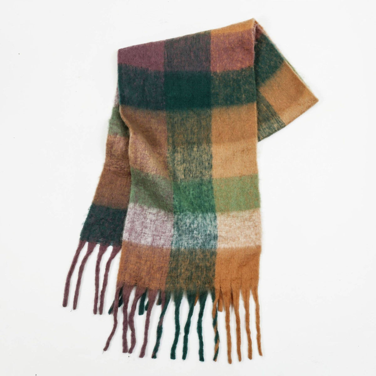 Colorful Plaid Scarf Shawl Scarf