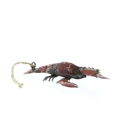 Reclaimed Metal Ornament - Lobster