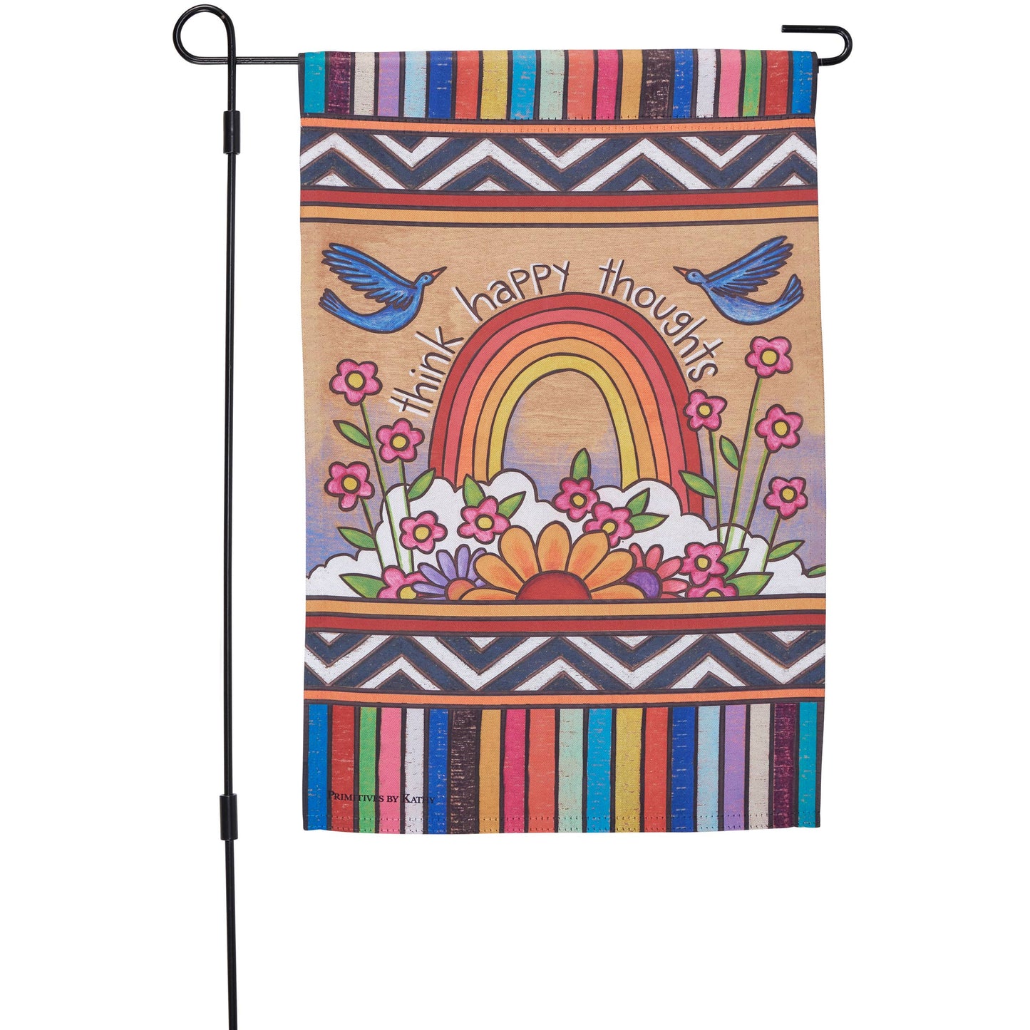 Happy Thoughts Garden Flag