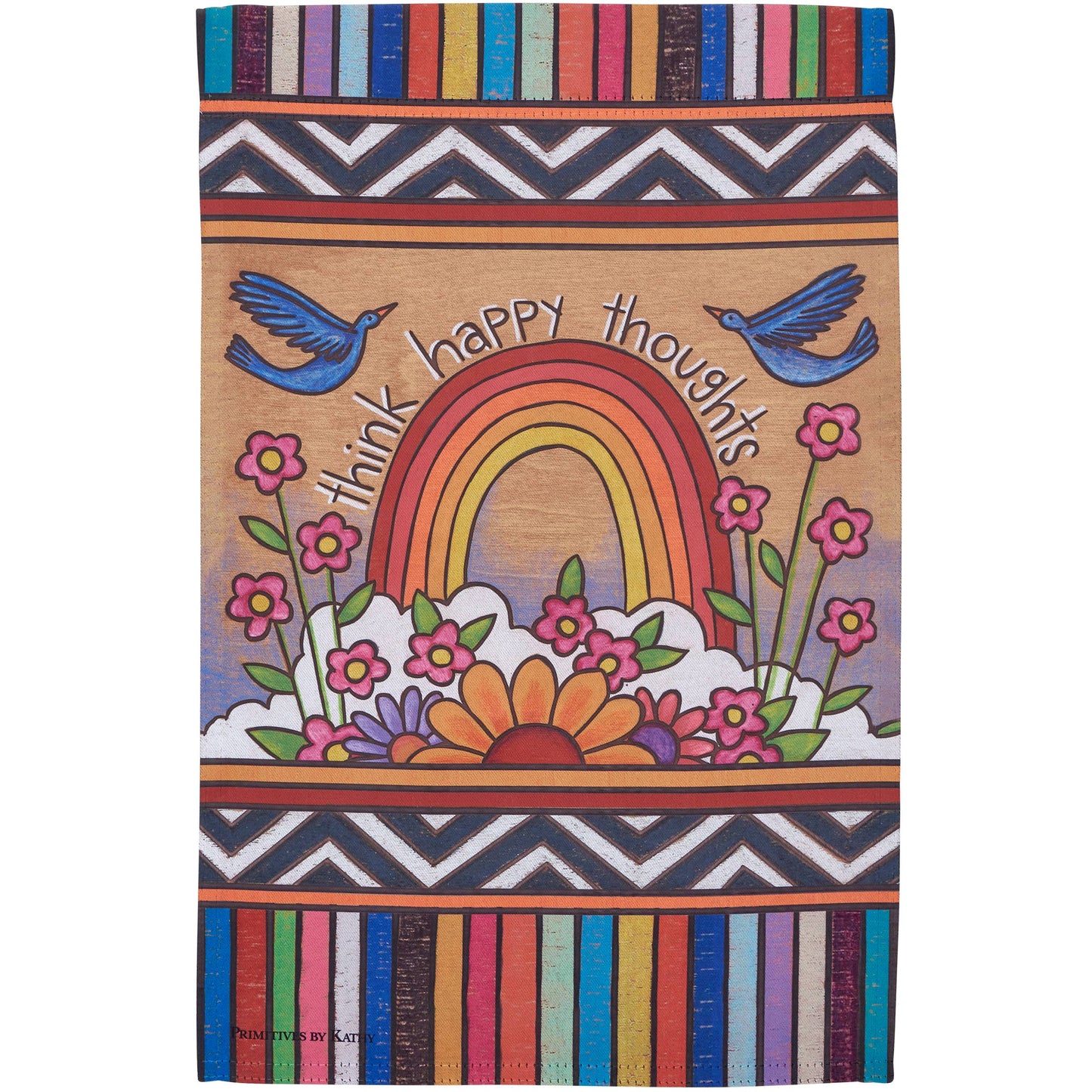 Happy Thoughts Garden Flag